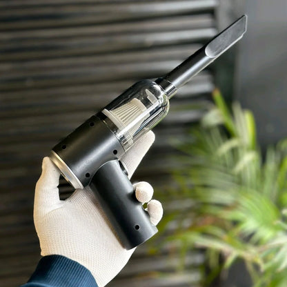 3 In 1 Portable Vacuum Cleaner Duster Blower Air Pump Wireless Handheld Clean Microscopic Dust Like Car, Home,Computer, Laptop, Flower, Mirror Vehicle Interior Cleaner