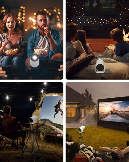 Smart Projector for Home 4k Support, Native 720p Hd Resolution, 2500 Lumen, Rotabable Design, Speaker, Android 11 with Built-in Apps (netflix, Prime, Youtube) Wifi, 100''max Display