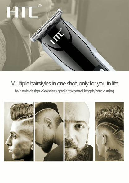 HTC AT-538 Electric Small Size Trimmer For Men - Precision Cutting, Rechargeable, Compact, For Men & Women