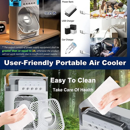 Portable Air cooler Table fan with humidifier