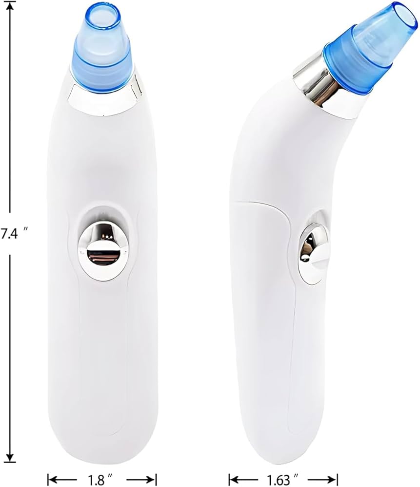 4-in-1 Blackhead Remover Vacuum for Women & Men – Electric Pore Cleaner with 4 Suction Heads, USB Rechargeable Acne Extractor