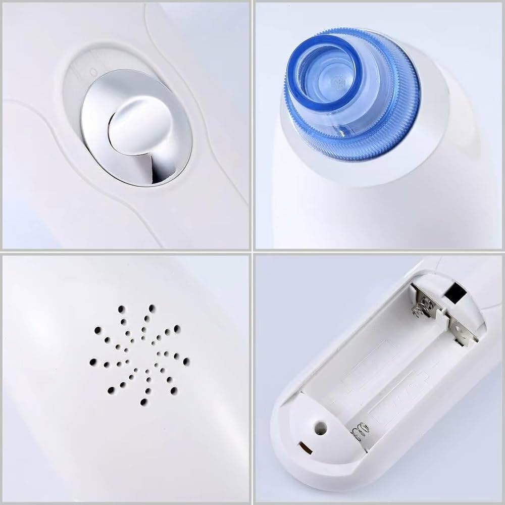 4-in-1 Blackhead Remover Vacuum for Women & Men – Electric Pore Cleaner with 4 Suction Heads, USB Rechargeable Acne Extractor