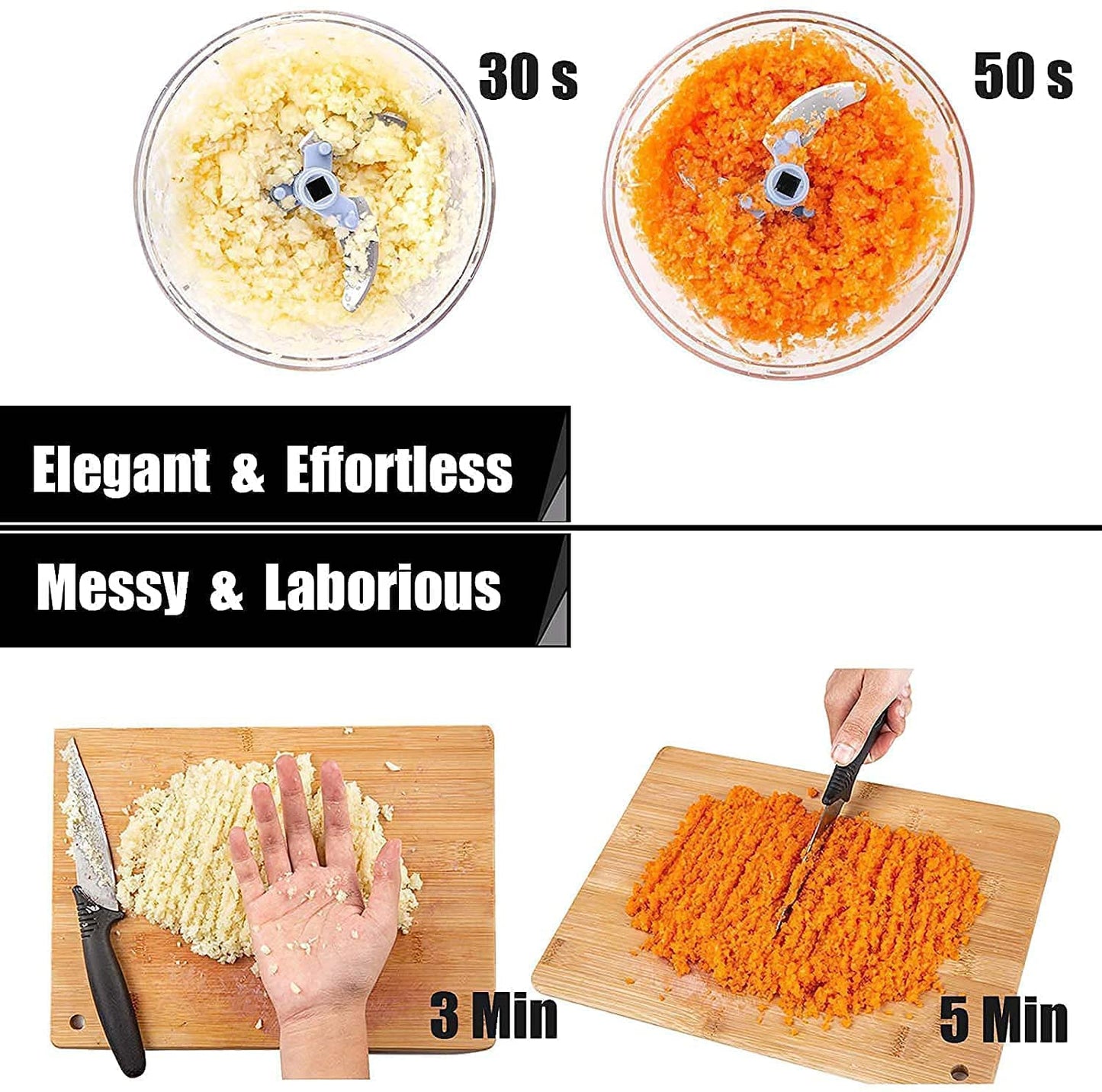 KEVIN Chopper for Kitchen Use 650ml,5 Blade Steel Large Manual Hand-Press Vegetable Chopper Mixer Cutter Push Chopper to Cut Onion, Salad, Tomato, Potato (Indian,Heavy QUALTY) (650 ML)